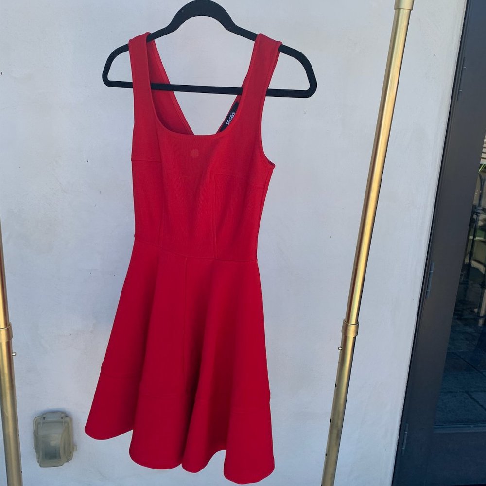 Lulu's Red A-Line Dress